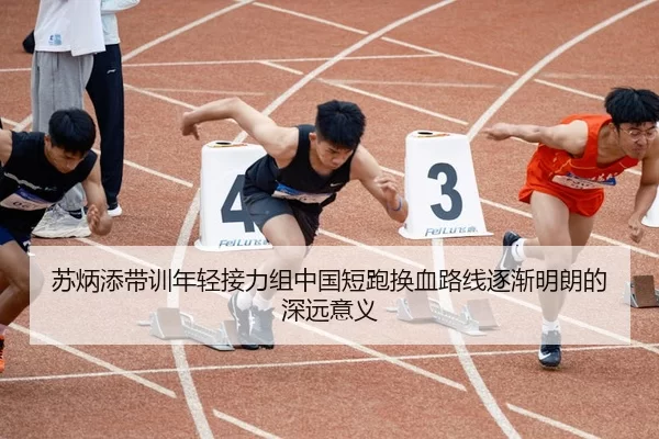 苏炳添带训年轻接力组中国短跑换血路线逐渐明朗的深远意义